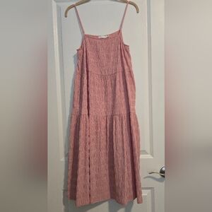 Lush Pink Dress Elegant and Chic